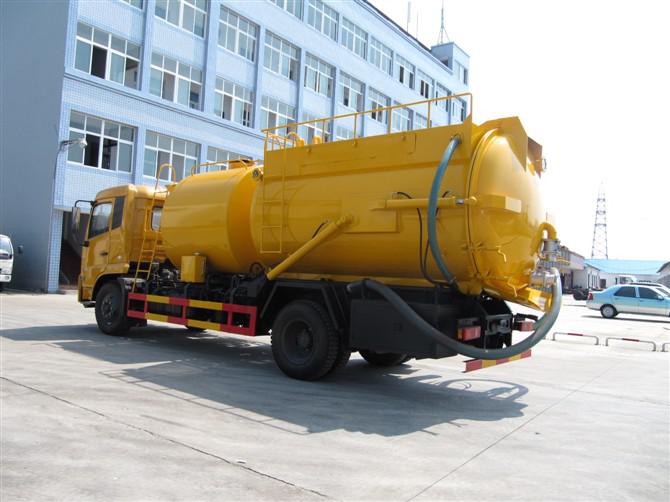 東風(fēng)天錦高壓清洗吸污車 東風(fēng)天錦高壓清洗吸污車