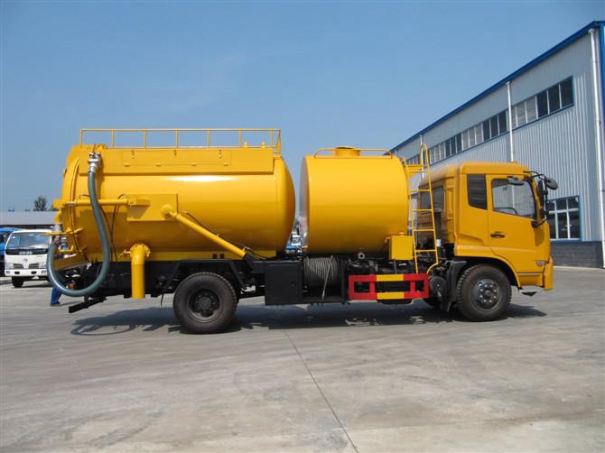 東風(fēng)天錦高壓清洗吸污車 東風(fēng)天錦高壓清洗吸污車